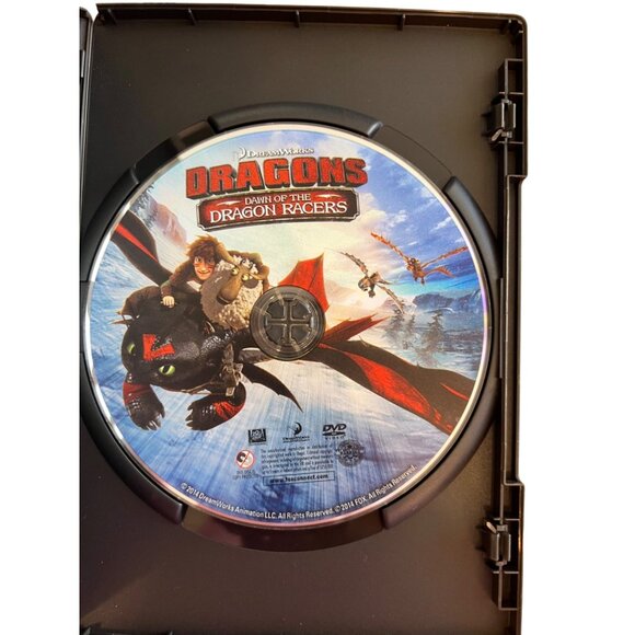 DreamWorks Dragons: Dawn Of The Dragon Racers DVD 2014 Family Movie Pre-Owned - Picture 2 of 4